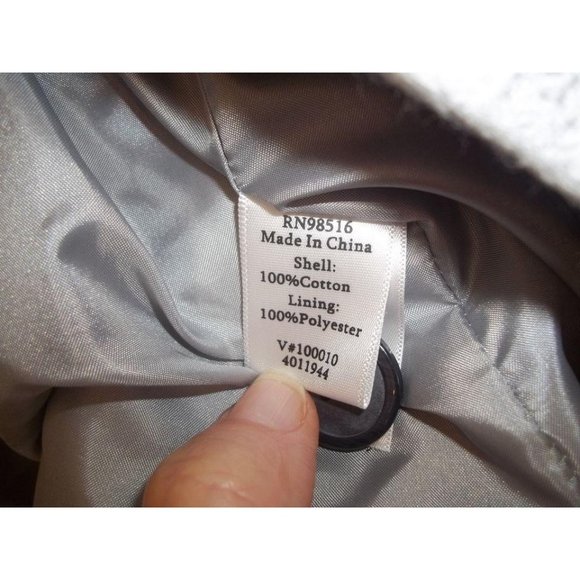 Coldwater Creek Grey Camo Blazer Jacket Size P10 - Picture 5 of 6